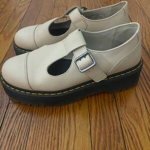 Dr Martens Bethan Leather Platform Mary Jane Shoes size 10